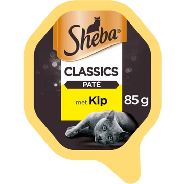 Sheba Kattenvoer Classic - Adult - Natvoer - Kip - kuipje 85g