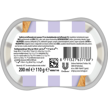 Hertog IJs Mini IJssalon Koffie Royaal 200ml