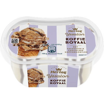 Hertog IJs Mini IJssalon Koffie Royaal 200ml