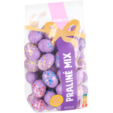 Jumbo Paasei Mix Melk, Wit & Puur Praliné Gevuld 450 g