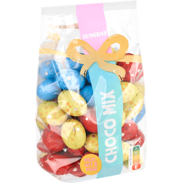 Jumbo Paasei Mix Melk Wit & Puur Choco Massief 450 g