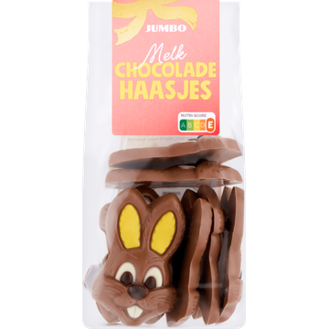 Jumbo Chocoladehaasjes Melk 135 g
