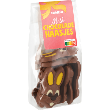 Jumbo Chocoladehaasjes Melk 135 g