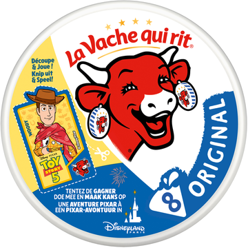 La Vache qui rit Smeerkaas 40+ Naturel 8 puntjes 120 g