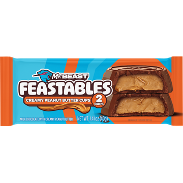 Feastables Mr Beast Cups Creamy Peanut Butter 40g