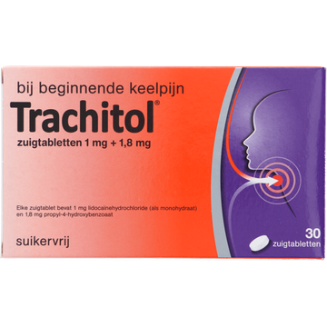 Trachitol 1mg+1,8mg 30 zuigTabletten