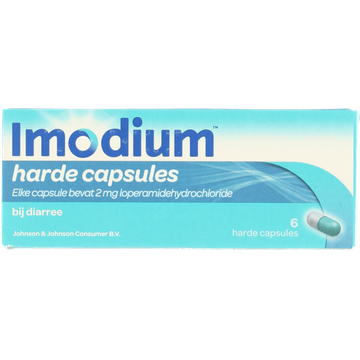 Imodium Harde Capsules bij Diarrree 6 Stuks