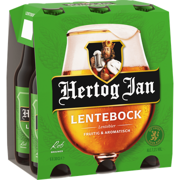 Hertog Jan Lentebok Speciaalbier Fles 6 x 30 cl