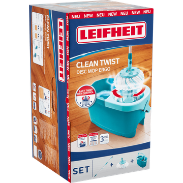 Leifheit Clean Twist Disc Mop Ergo Set