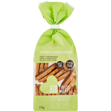 BioToday Kokos-Citroenkoekjes Cookie 175 g