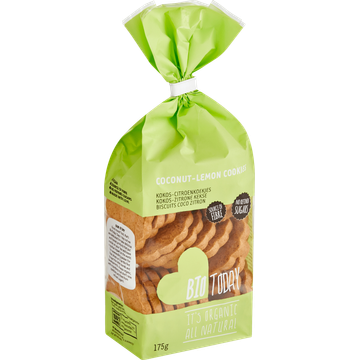 BioToday Kokos-Citroenkoekjes Cookie 175 g