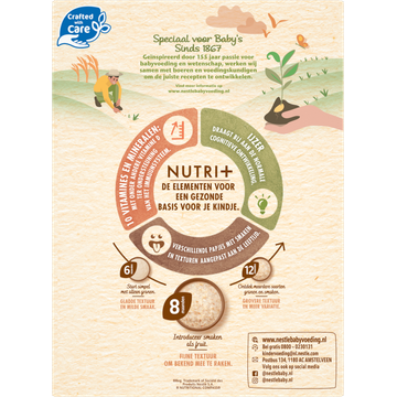 Nestlé Baby Cereals Multigranen met Fruit Nutri+ vanaf 8m 160 g