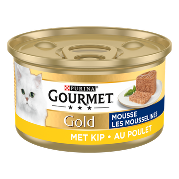 Gourmet Gold Mousse Kattenvoer natvoer met Kip 85g