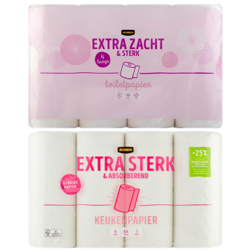 Jumbo Toiletpapier en Keukenrollen