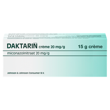 Daktarin Crème Miconazolnitraat 20 mg/g 15 g 