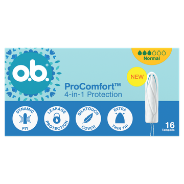 o.b. ProComfort 4-in-1 Protection Normal Tampons 16 Stuks