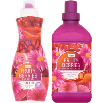 Jumbo Wasmiddel en Wasverzachter Fruity Berries - 28 wasbeurten