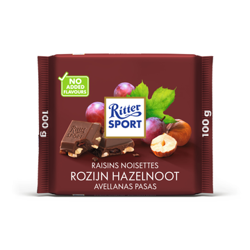 Ritter Sport Rozijn Hazelnoot 100 g