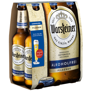 Warsteiner - Alcoholvrij <0.5% - Fles - 6 x 330ML