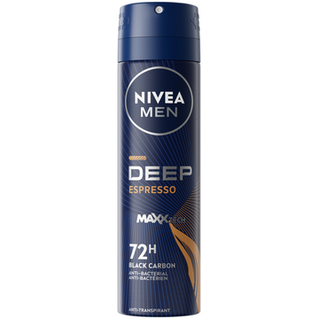 NIVEA MEN DEEP Espresso Anti-Transpirant Deodorant Spray - 150ml