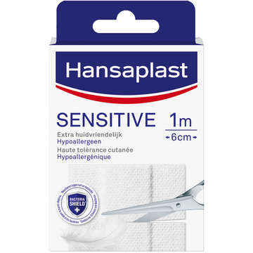 Hansaplast Senstive Wondpleister 1m x 6cm
