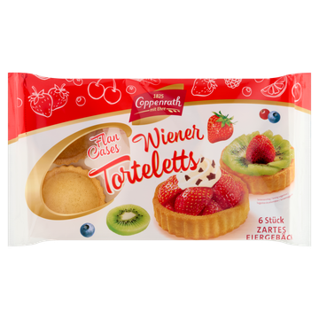 Coppenrath Wiener Torteletts Flan Cases 6 Stuks 100 g
