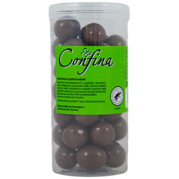Confina Hazelnoten in Melkchocolade 200 g