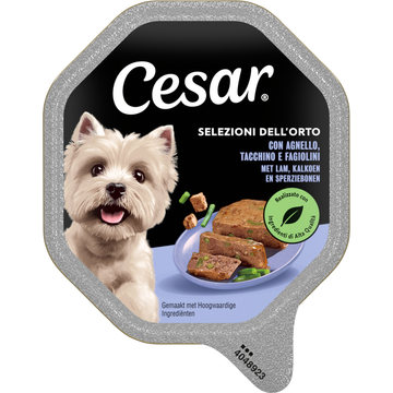 Cesar Primeur Maaltijdkuipje - Lam & Kalkoen - Hondenvoer - 150 g