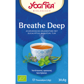 Yogi Tea Biologisch Breathe Deep 17 Stuks 30,6 g