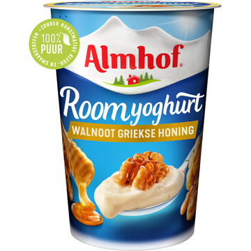 Almhof Roomyoghurt Walnoot Griekse Honing 500 g