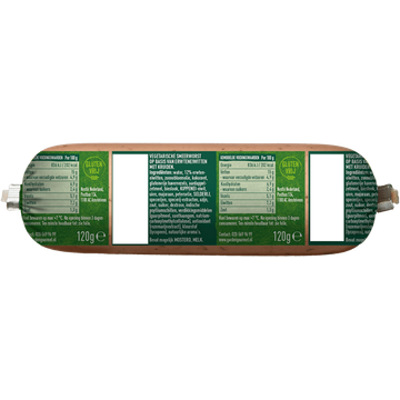 Garden Gourmet Vegetarische Smeerworst tuinkruiden - 120 g