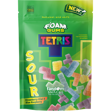 Fandom Snacks Tetris Foam Gum 125g