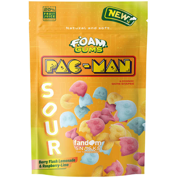 Fandom Snacks Pac Man Foam Gum 125g