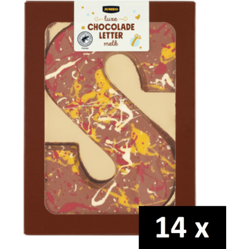 14 x Jumbo Luxe Chocoladeletter Melk S 200 g