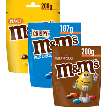 M&M's Choco, Pinda en Crispy