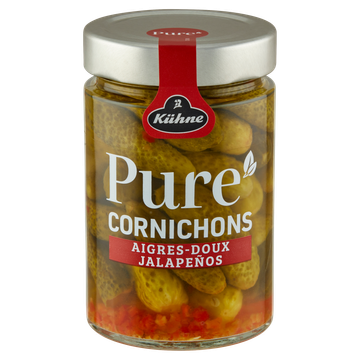 KÃ¼hne Pure Cornichons JalapeÃ±os 310 g