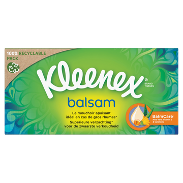 Kleenex Balsam Tissues 3-Laags 64 Stuks