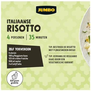 Jumbo Maaltijdpakket Italiaanse Risotto 4 Personen