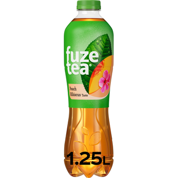 Fuze Tea Black Iced Tea Peach Hibiscus 1,25 L
