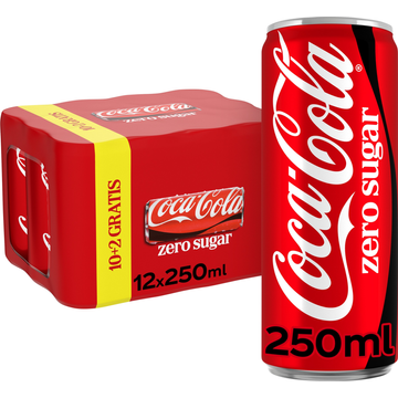 Coca-Cola Zero Sugar 12 x 250 ml