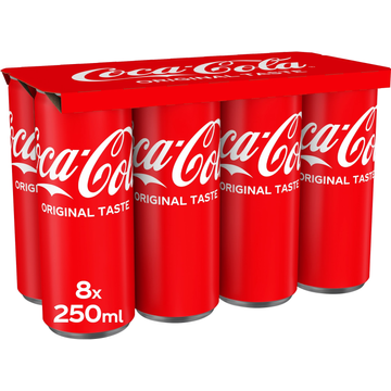 Coca-Cola Original Taste 8 x 250 ml