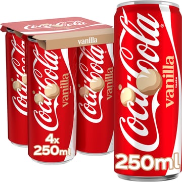 Coca-Cola Vanilla 4 x 250 ml