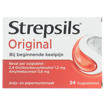 Strepsils Hoest- en keelpreparaat Original Tab. 24 St.