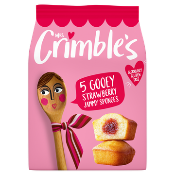 Mrs Crimbles Strawberry SpongeCakes 175g