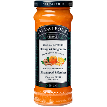 St. Dalfour Sinaasappel en Gember vruchtenspread