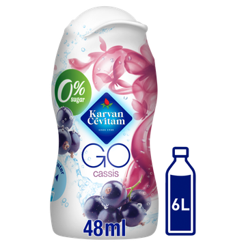 Karvan Cévitam GO Cassis Siroop 48 ml