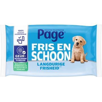 Page Compleet Schoon Vochtig Toiletpapier