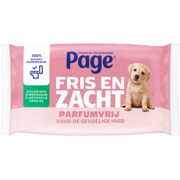 Page Vochtig Toiletpapier Sensitive