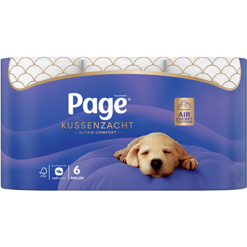 Page Kussenzacht Toiletpapier 6-rollen