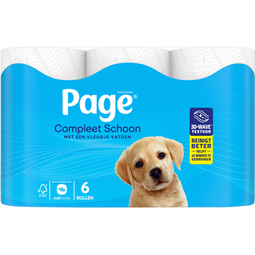 Page Compleet Schoon Toiletpapier 6-rollen